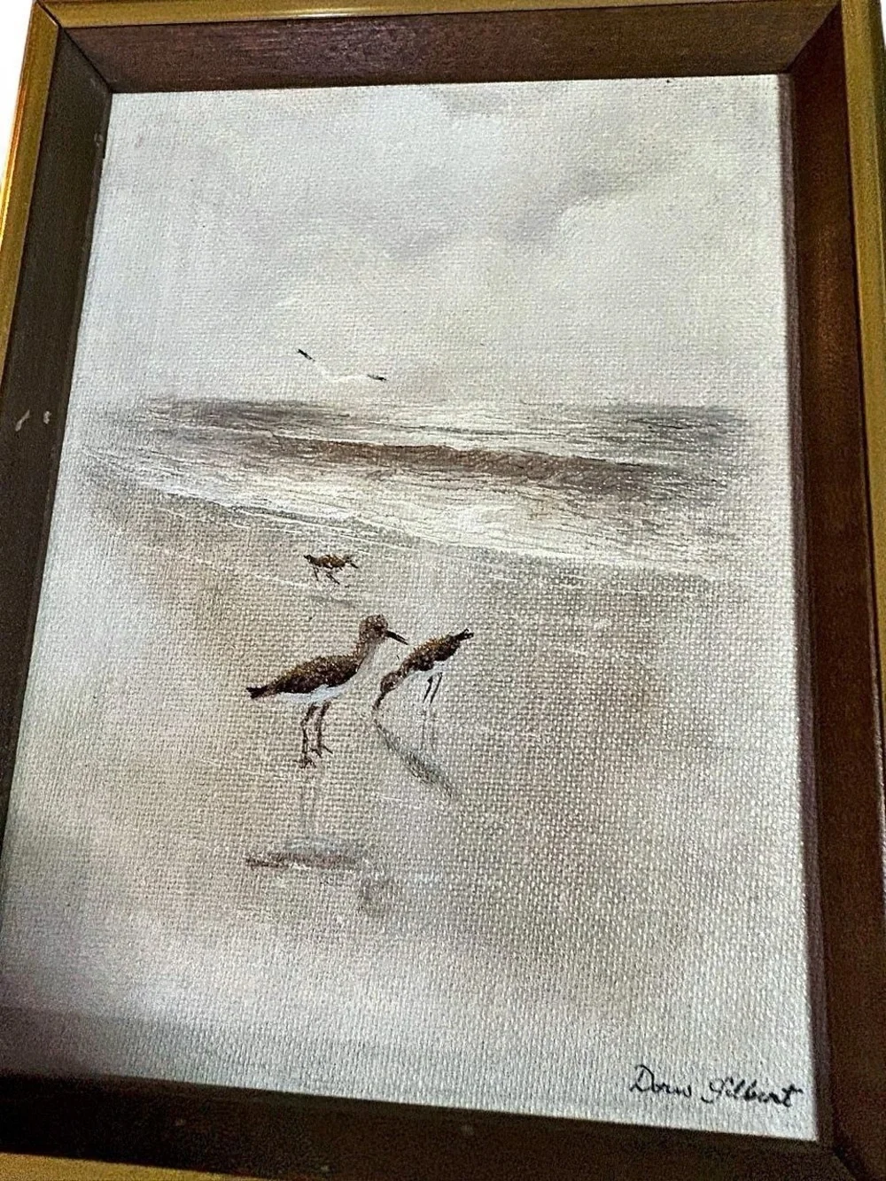 Doris Gilbert vintage framed